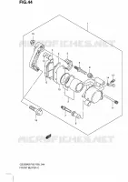 FRONT CALIPER for Suzuki MARAUDER 250 2009