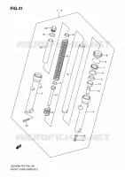 FRONT FORK for Suzuki MARAUDER 250 2009