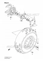 FRONT WHEEL for Suzuki QUADSPORT 250 2010