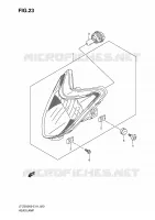 HEADLIGHT for Suzuki QUADSPORT 250 2010