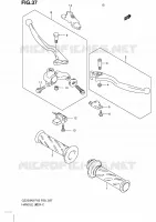 LEVERS   HANDGRIPS for Suzuki MARAUDER 250 2009