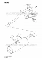 MUFFLER for Suzuki QUADSPORT 250 2010