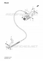 REVERSE CABLE for Suzuki QUADSPORT 250 2010