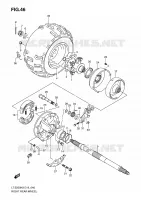 RIGHT HAND REAR WHEEL for Suzuki QUADSPORT 250 2010