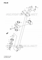 STEERING COLUMN for Suzuki QUADSPORT 250 2010