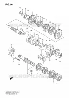 TRANSMISSION for Suzuki MARAUDER 250 2009