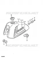 FUEL TANK (TS250ERT E9) for Suzuki TS-ER 250 1996