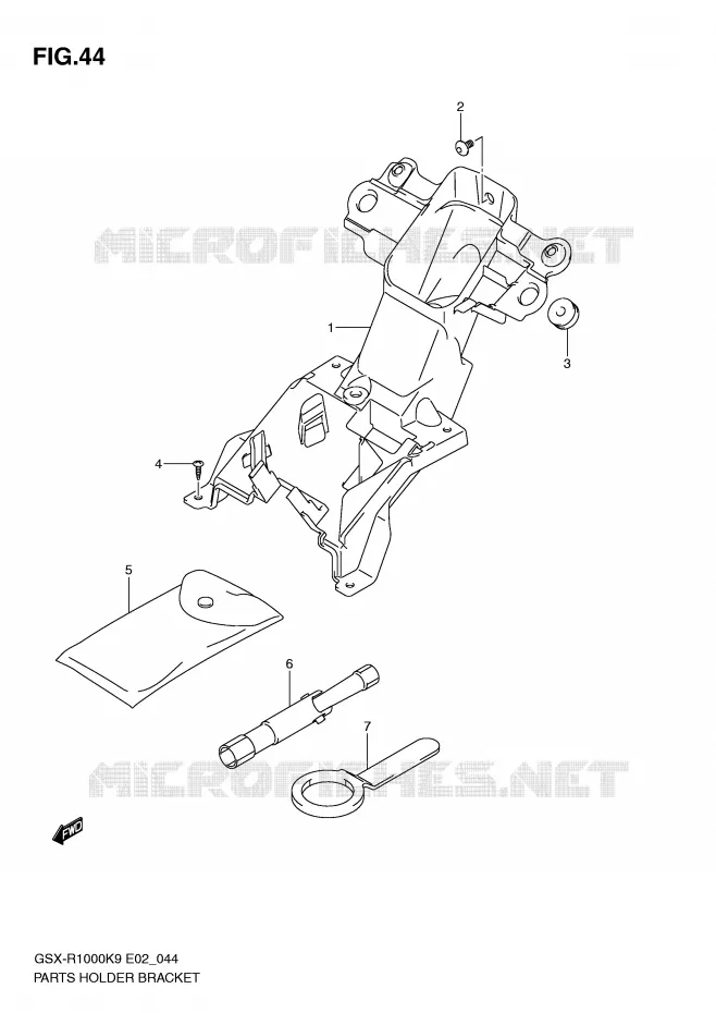 TOOL SET Suzuki MOTO 1000 GSX-R 2009  GSX-R1000UFK9(E2)