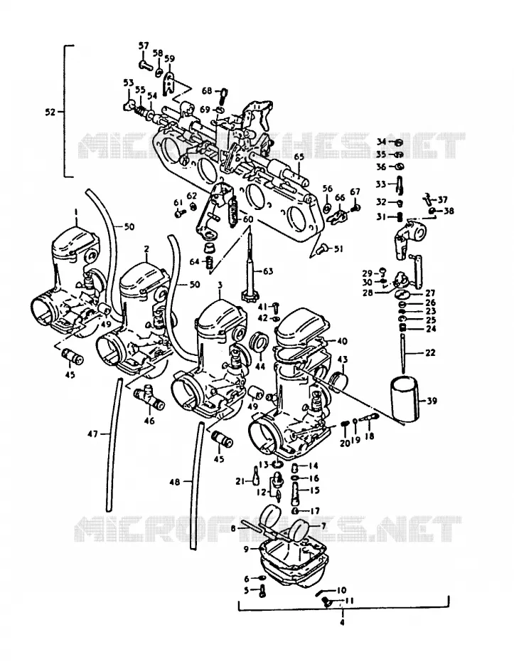 CARBURETOR Suzuki MOTO 1000 GS 1979  GS1000S