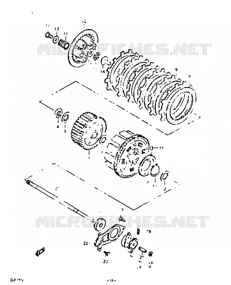 CLUTCH Suzuki MOTO 425 GS 1992  GS425N(N)