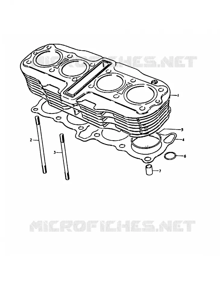 CYLINDER Suzuki MOTO 1000 GS 1980  GS1000HT(T)