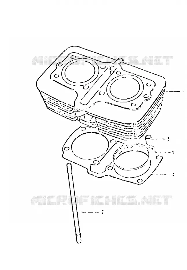 CYLINDER Suzuki MOTO 400 GSX 1981  GSX400LX(T/X)