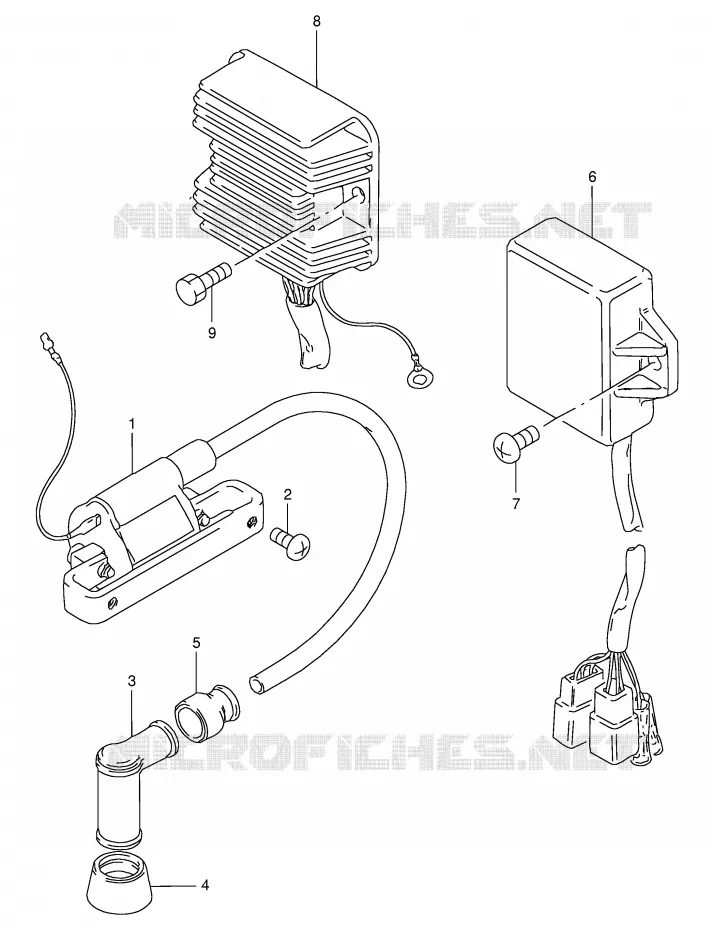 ELECTRICAL (GS125Z/D,GS125UR E71) Suzuki MOTO 125 GS 1991  GS125ESM(E1)