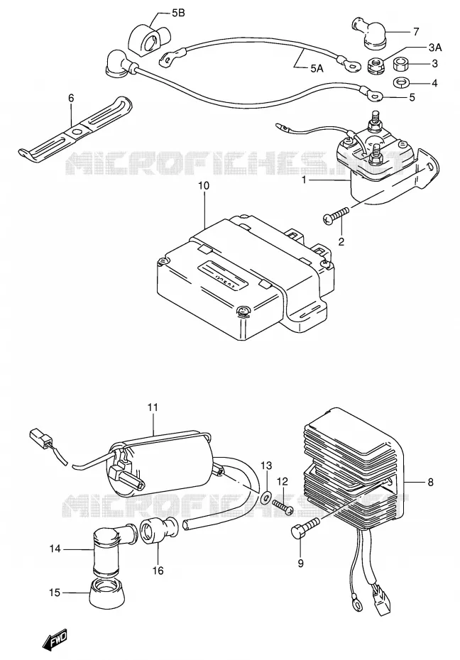 ELECTRICAL (MODEL Z/D/K/M) Suzuki MOTO 125 GN 1991  GN125M(E1)