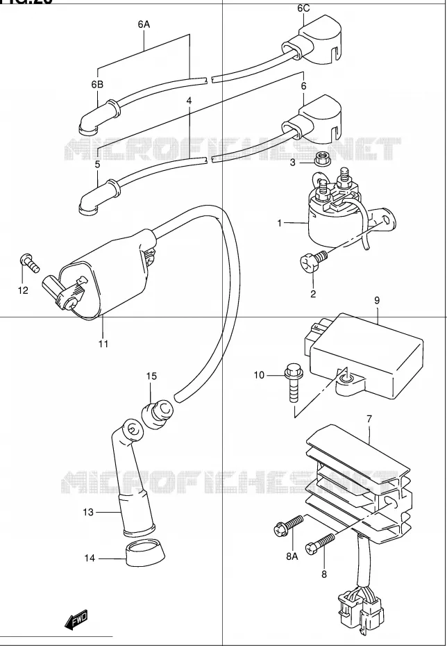 ELECTRICAL Suzuki MOTO 250 GN 1996  GN250T(E2)
