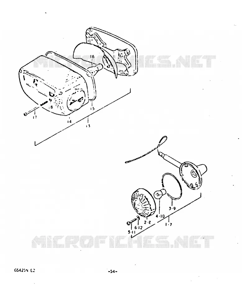 FOR SPECIAL MARKET (E2) Suzuki MOTO 425 GS 1992  GS425EN(N)