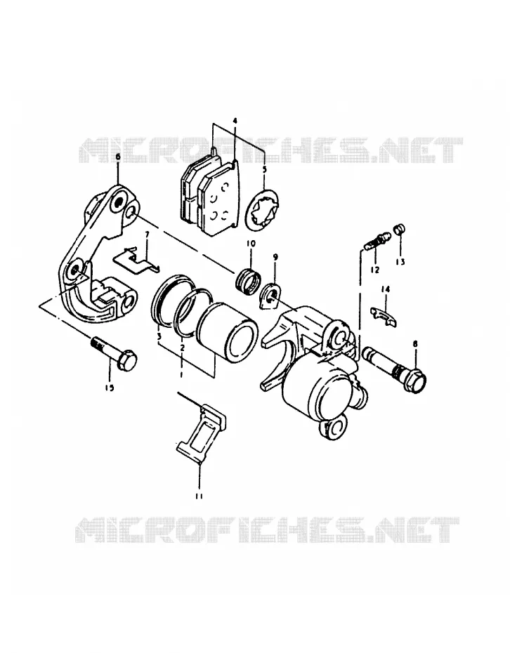 FRONT CALIPER Suzuki MOTO 1000 GS 1980  GS1000HT(T)