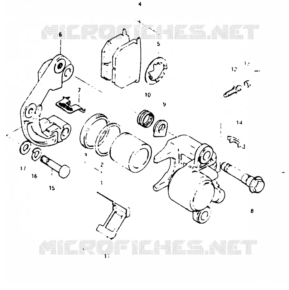 FRONT CALIPER Suzuki MOTO 1000 GSX 1982  GSX1000SZ