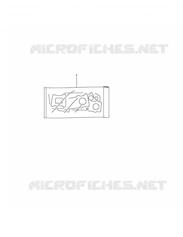 GASKET SET Suzuki MOTO 1300 HAYABUSA 2004  GSX1300RK4(E2)