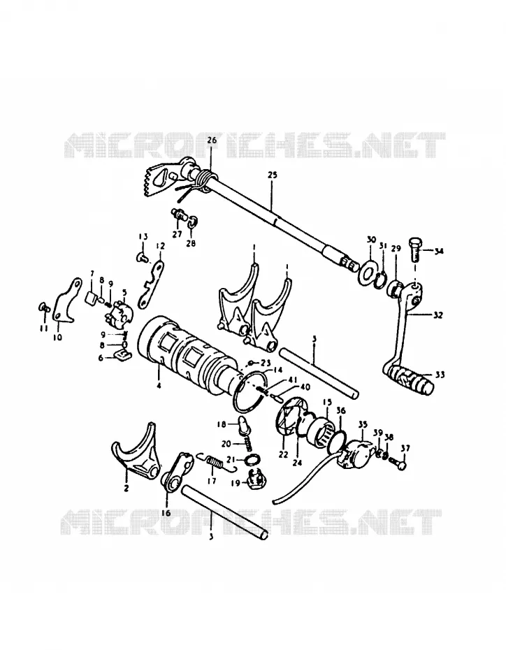 GEAR SHIFTING ASSY Suzuki MOTO 1000 GS 1979  GS1000S