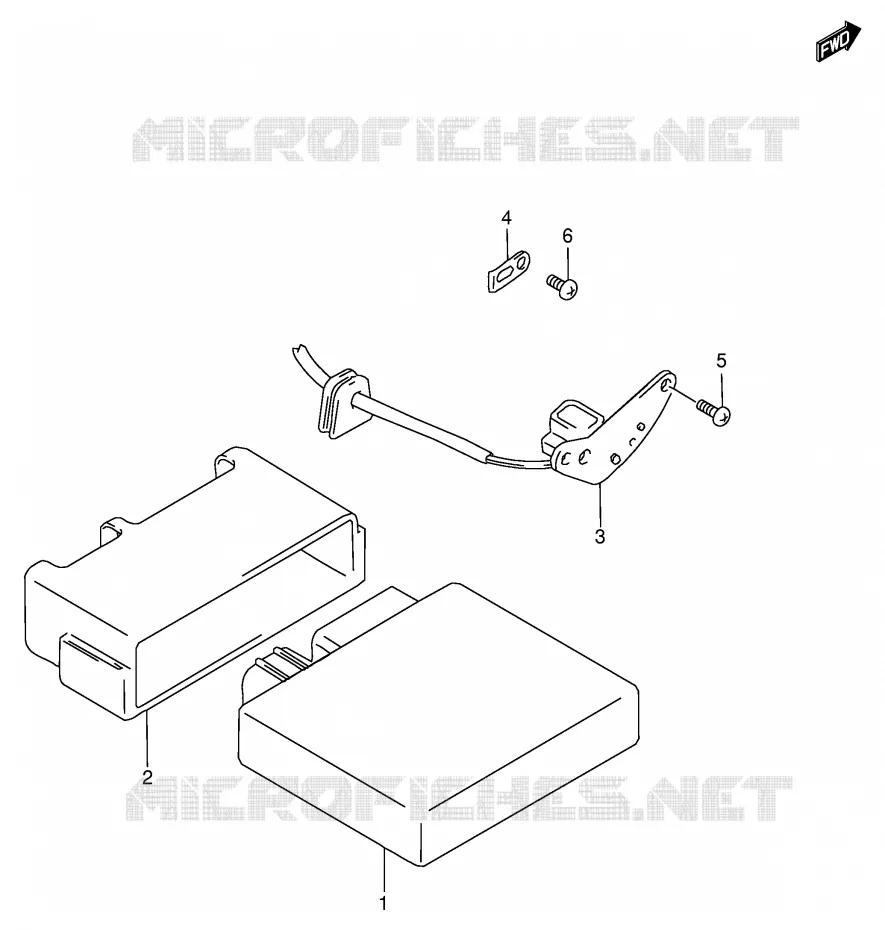 GENERATOR SENSOR (MODEL T/V) Suzuki MOTO 750 GSX-R 1996  GSX-R750T(E2)