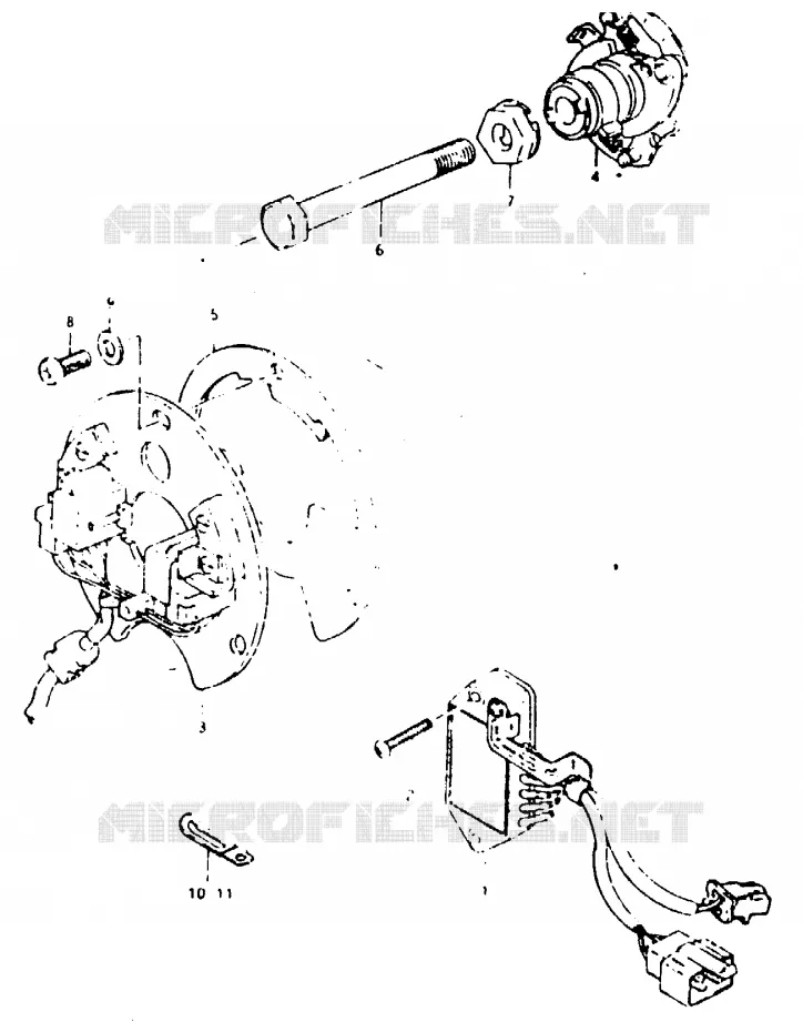 GENERATOR SENSOR Suzuki MOTO 1000 GSX 1982  GSX1000SZ