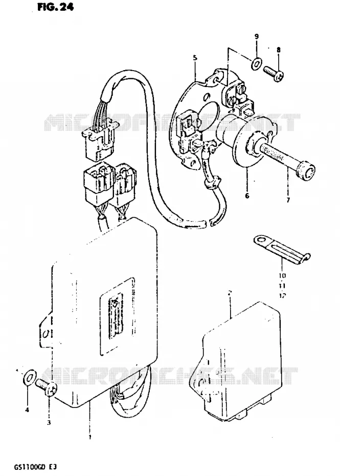 GENERATOR SENSOR Suzuki MOTO 1100 GS-G 1982  GS1100GZ(Z/D)