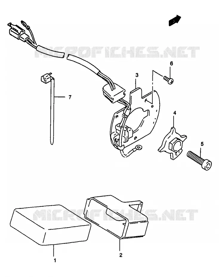 GENERATOR SENSOR Suzuki MOTO 1200 BANDIT 1996  GSF1200T/GSF1200ST