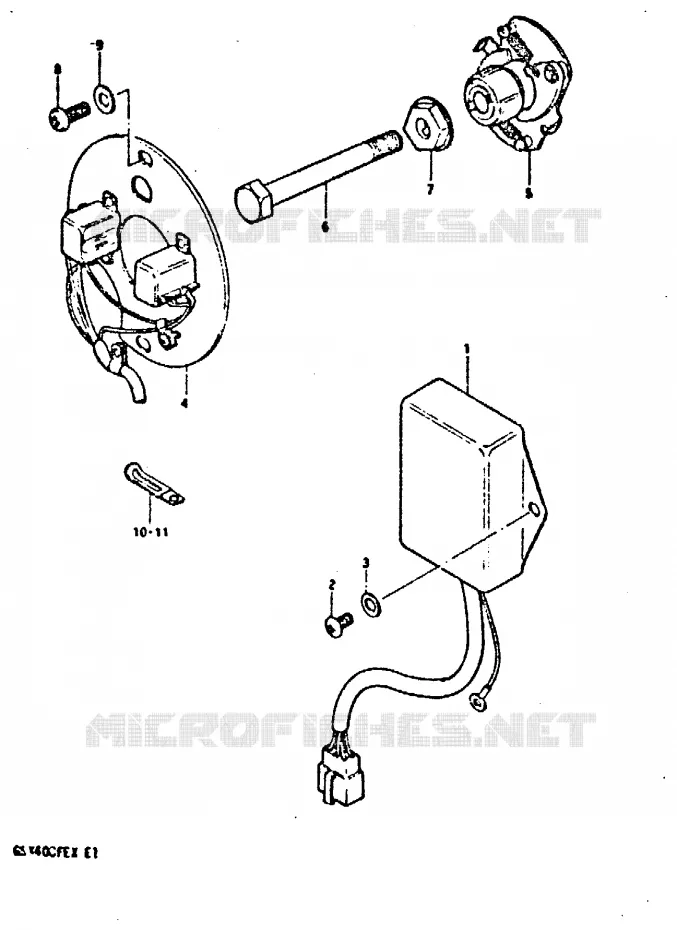 GENERATOR SENSOR Suzuki MOTO 400 GSX 1981  GSX400FEX