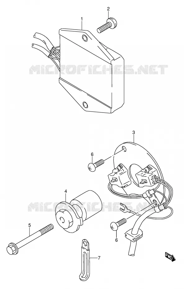 GENERATOR SENSOR Suzuki MOTO 500 GS-E 1995  GS500ES(E2)