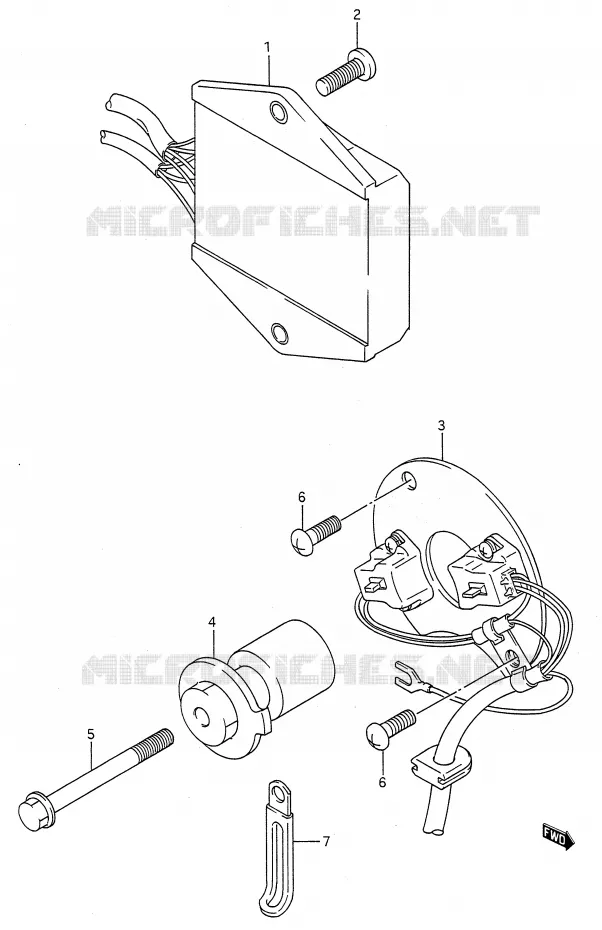 GENERATOR SENSOR Suzuki MOTO 500 GS-E 1995  GS500ES(E28)