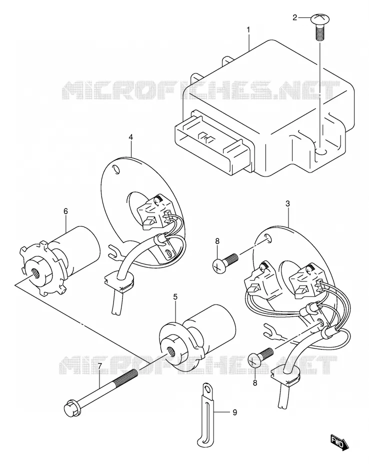 GENERATOR SENSOR Suzuki MOTO 500 GS-E 2001  GS500K1(E2)