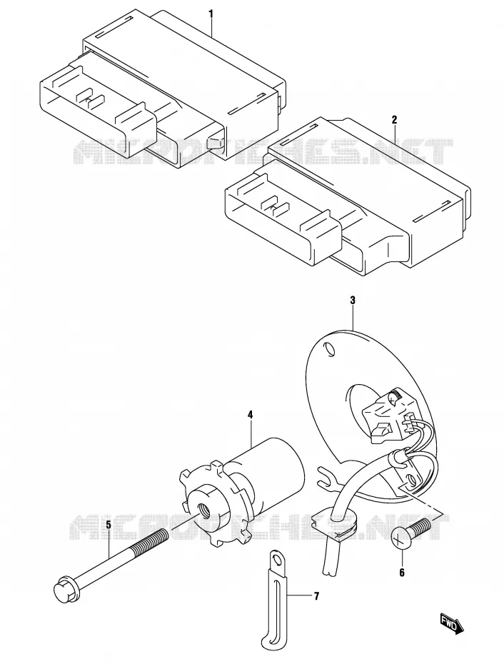 GENERATOR SENSOR Suzuki MOTO 500 GS-F 2004  GS500FK4(P19)