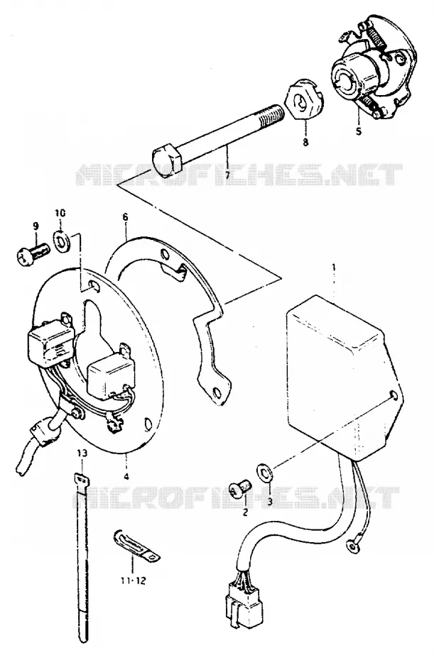 GENERATOR SENSOR Suzuki MOTO 550 GS 1981  GS550LX
