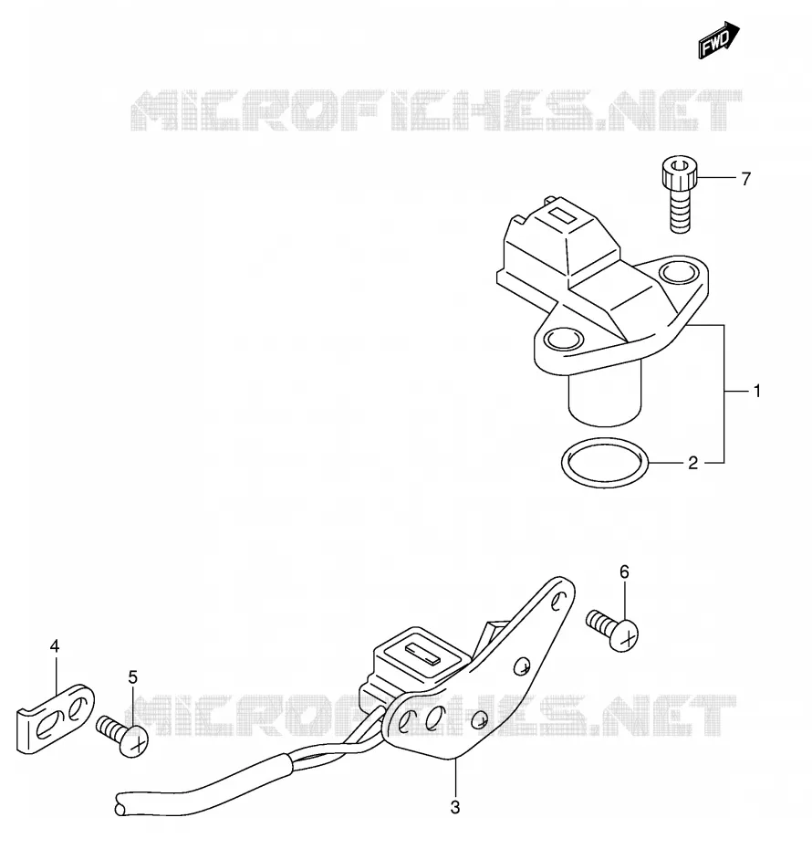 GENERATOR SENSOR Suzuki MOTO 750 GSX-R 2005  GSX-R750XK5(E2)
