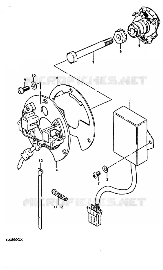 GENERATOR SENSOR Suzuki MOTO 850 GS 1981  GS850GX(T/X)