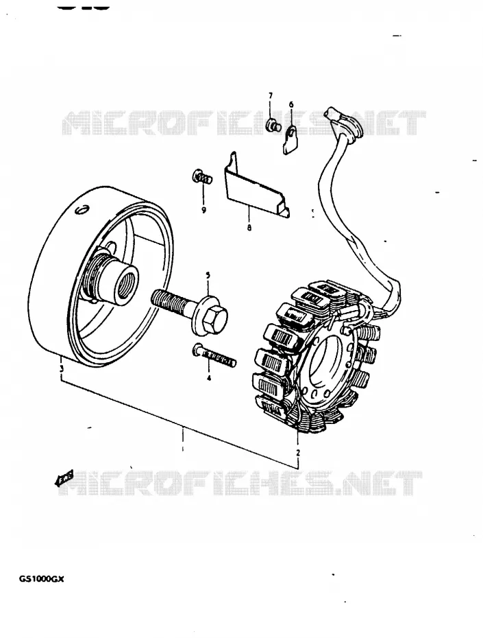 GENERATOR Suzuki MOTO 1000 GS 1981  GS1000GX(X/T)