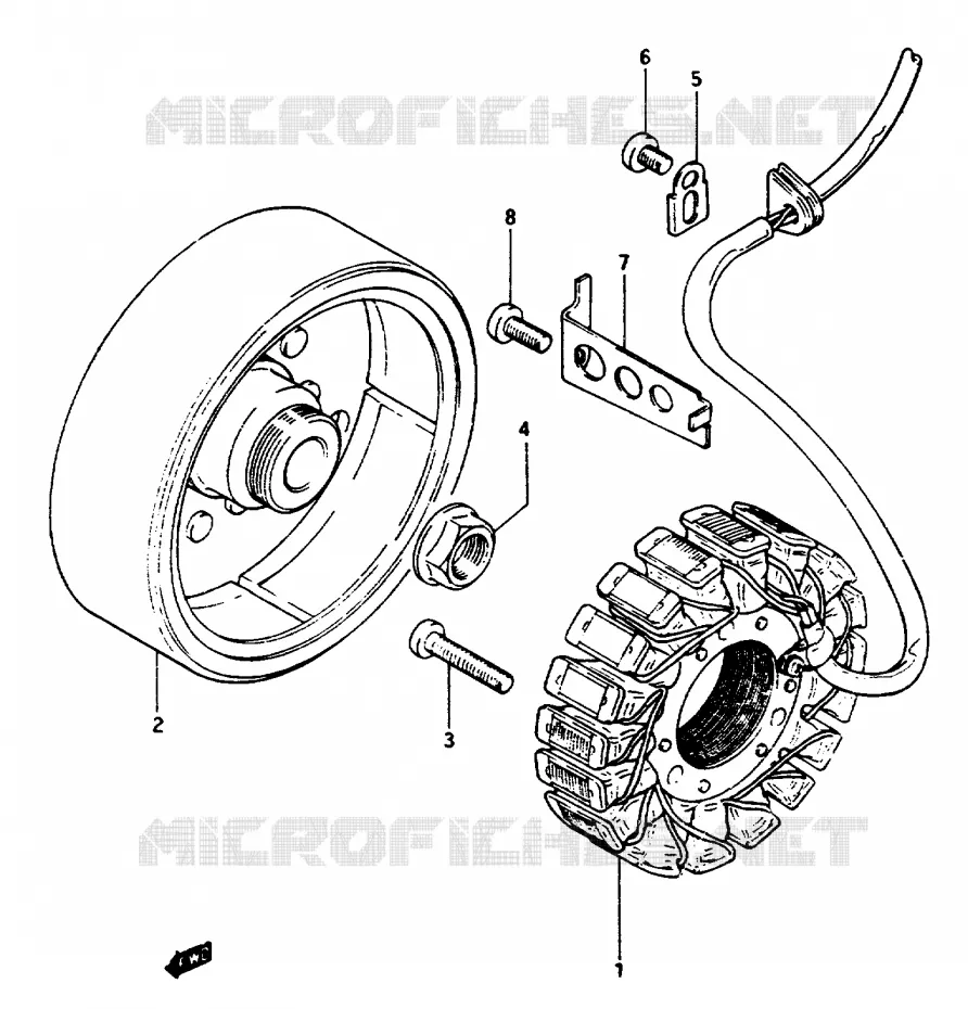 GENERATOR Suzuki MOTO 1150 GS 1985  GS1150ESF(E/F/G)