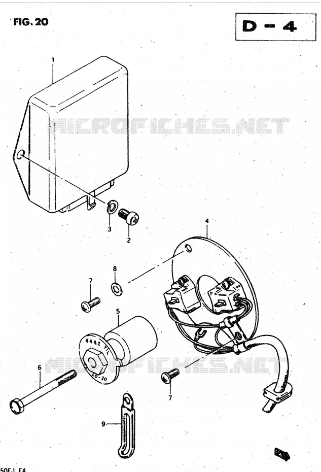 GENERATOR Suzuki MOTO 450 GS-L 1999  GS450LX(E2)