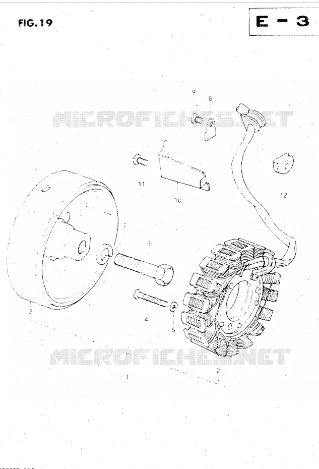 GENERATOR Suzuki MOTO 500 GS-E 1982  GS500EZ(Z/D)