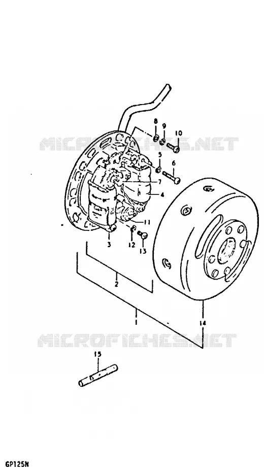 IGNITION (E24, E35) Suzuki MOTO 125 GP 1992  GP125UN(C/N)