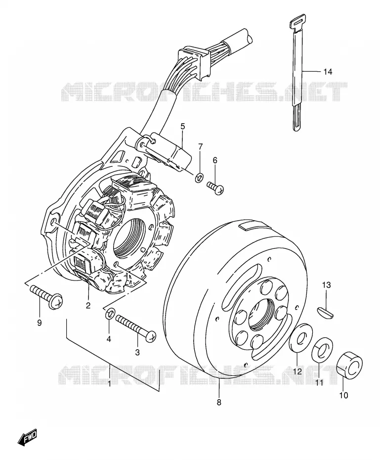 IGNITION (GS125Z/D/UR E71) Suzuki MOTO 125 GS 1983  GS125ESD(E1)