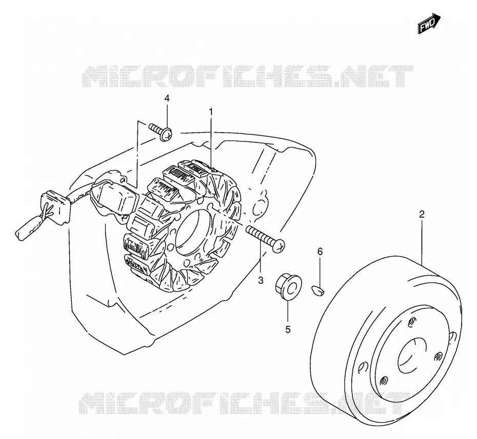 IGNITION (SEE NOTE) Suzuki MOTO 125 GS 1985  GS125ESF(E1)