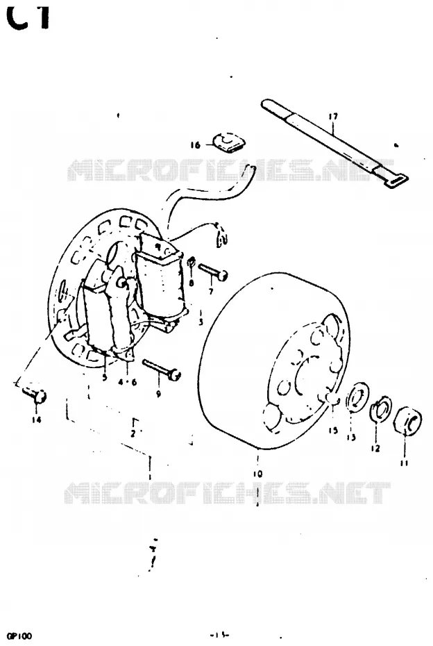 IGNITION Suzuki MOTO 100 GP 1992  GP100N(C/N)