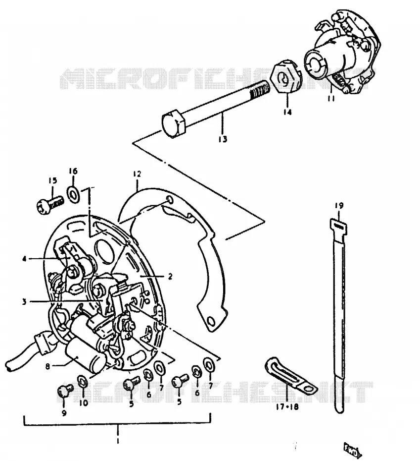 IGNITION Suzuki MOTO 1000 GS 1978  GS1000C(C/N)