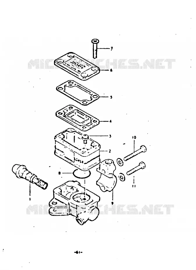 MASTER CYLINDER (SINGLE DISK) Suzuki MOTO 550 GS 1980  GS550T(T)