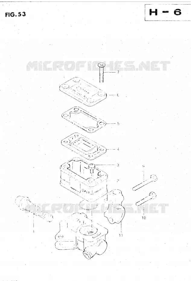 MASTER CYLINDER Suzuki MOTO 500 GS-E 1982  GS500EZ(Z/D)