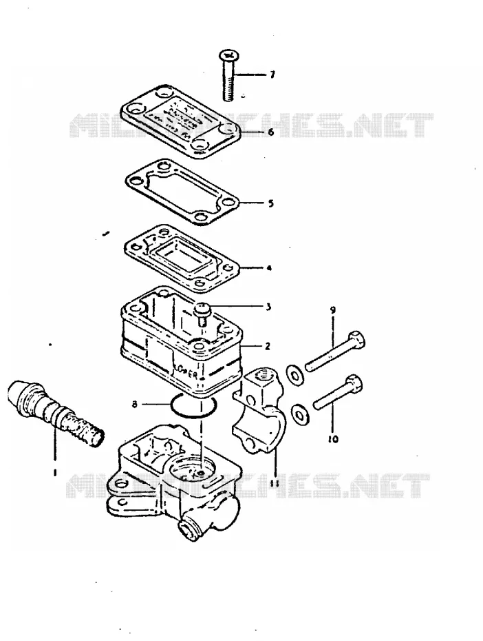 MASTER CYLINDER Suzuki MOTO 550 GS 1981  GS550X(X)