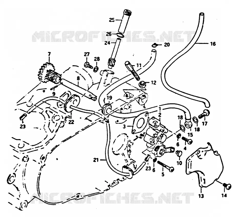 OIL PUMP Suzuki MOTO 100 GP 1999  GP100EX(X/D/L)
