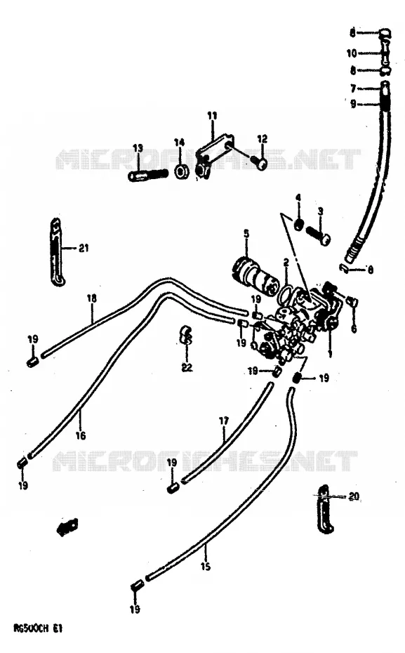 OIL PUMP Suzuki MOTO 500 RG 1987  RG500CH(E1)